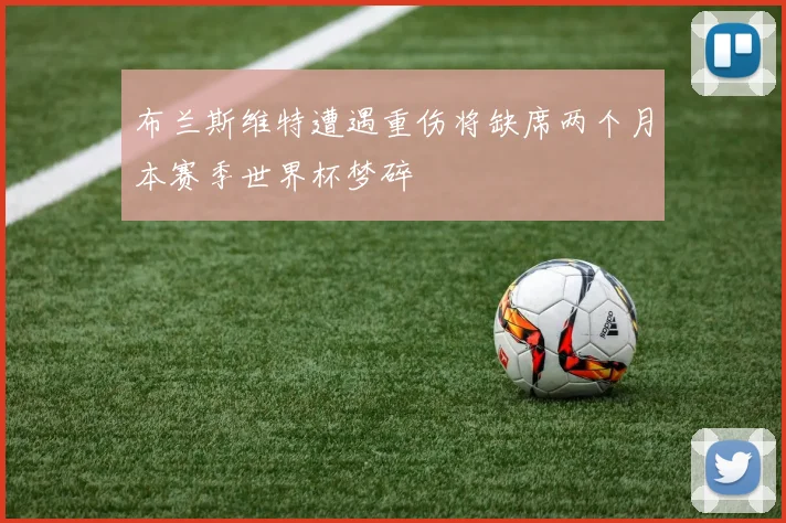 布兰斯维特遭遇重伤将缺席两个月本赛季世界杯梦碎